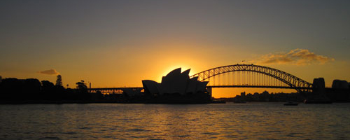 Sunset over Syndey