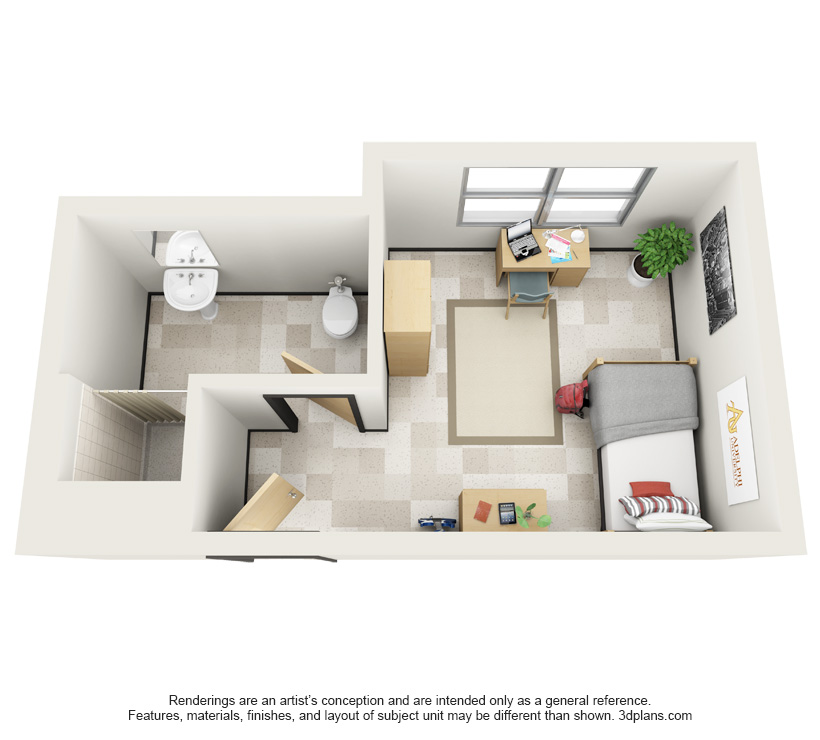 Single Dorm Room Floor Plans Single Dorm Room Floor Plans