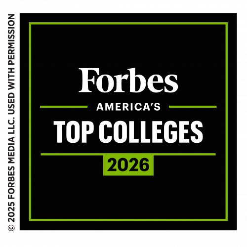 Forbes’ 2026 America’s Top Colleges List Badge