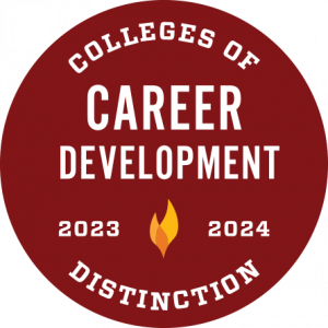 Colleges of Distinction: Career Development 2021-2022