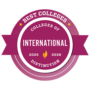Colleges of Distinction: a Best College for International Students: 2025-2026