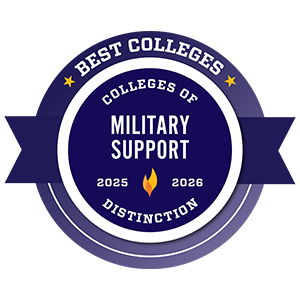 Colleges of Distinction: Best College for Military Support: 2025-2026