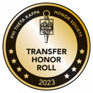 Phi Theta Kappa Honor Society: Transfer Honor Roll 2023