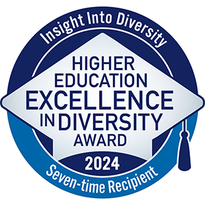 INSIGHT Into Diversity: Higher Education Excellence in Diversity Award 2024 - Seven Time Recipient 