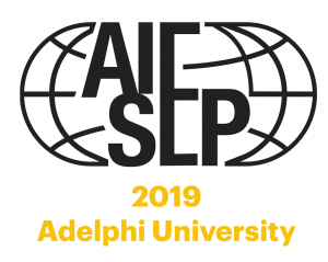 AIESEP Adelphi 2019 Logo