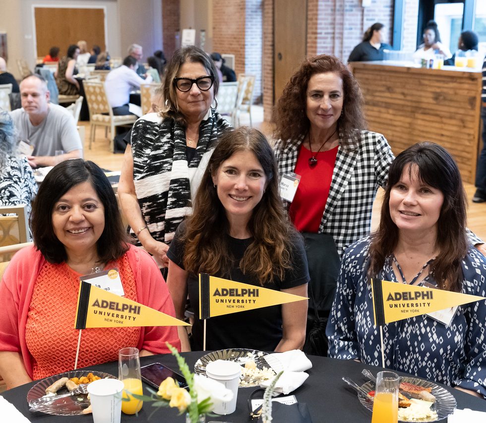 Alumni Brunch with award winners.