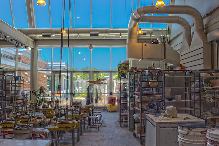 Art Studios and Facilities at Adelphi College Art Spaces