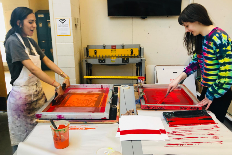 Printmaking at Adelphi