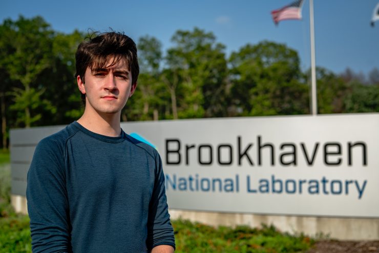 Edward Jansen is spending his 10-week internship focusing on programming neural networks, the technology behind AI chatbots.