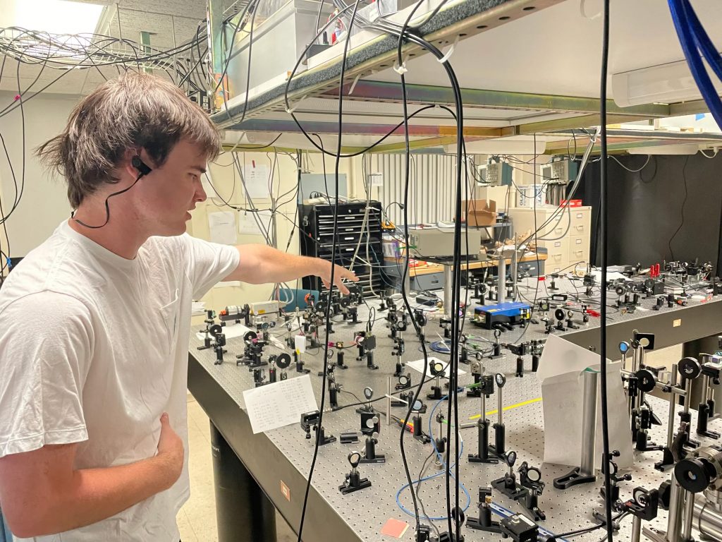 Physics laser lab