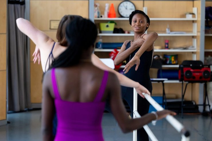 Janee Murray Wegman secured an arts internship at Brooklyn Ballet, a local dance company.