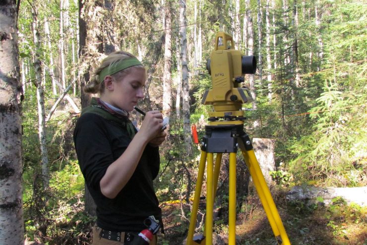 field school, near Shaw Creek, Alaska