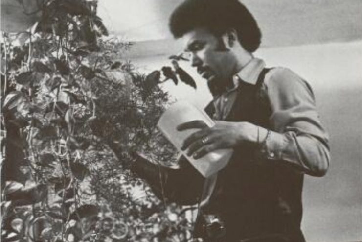 Dr. Robert Robinson Chairman of the African American Studies program at Adelphi University in 1973 Oracle yearbook