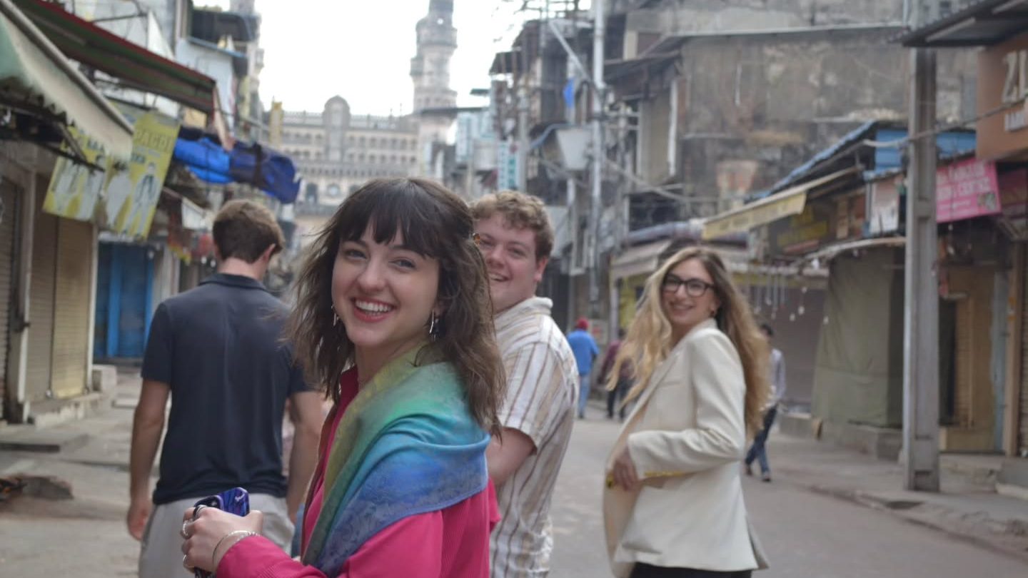 Adelphi students traveled to Mumbai, Goa, Hyderabad, and Varanasi and met Adelphi alumni, other college students, professionals and more while exploring India's rich culture!