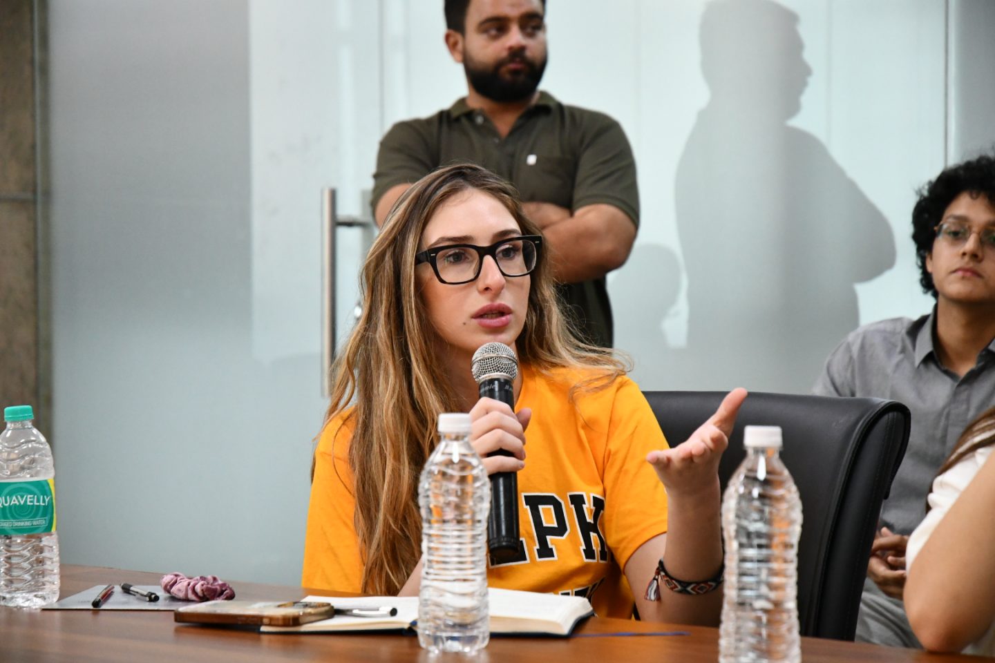 Question and Answering session at the Goa Medical College
