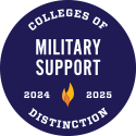 Colleges of Distinction: Military Support