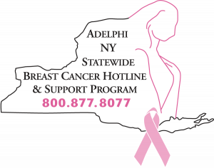 Adelphi NY Statewide Breast Cancer Hotline & Support Program: 1-800-877-8077