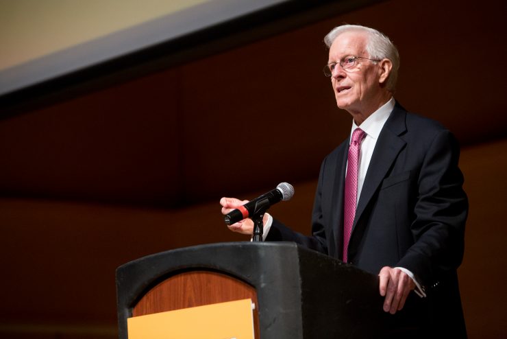 Robert B. Willumstad speaking at an Adelphi Event