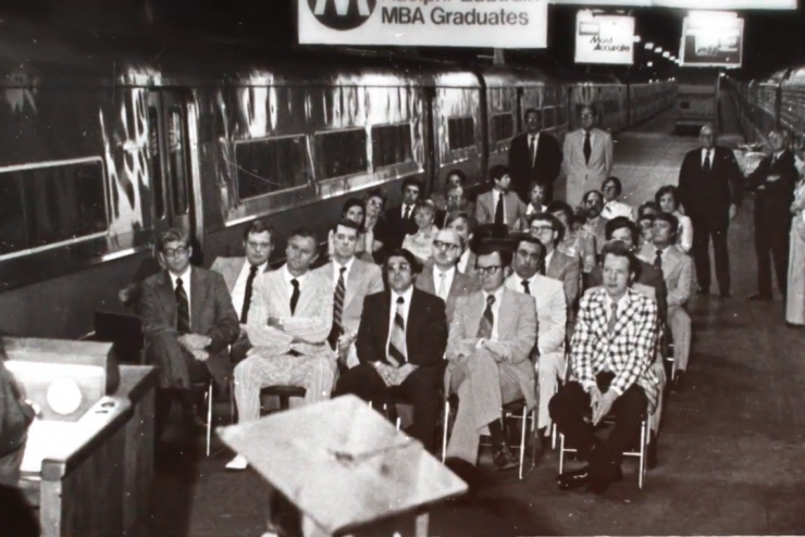 1975 Adelphi business commuter class on the train
