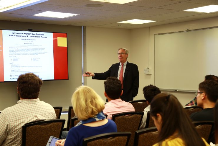 Presentation by Brian Stegman at Adelphi University Campus