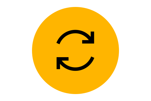 icon: two arrows in a circle