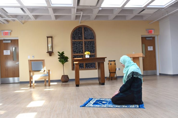 The Interfaith Center is open to the entire Adelphi community — including students, faculty, administrators and staff members.