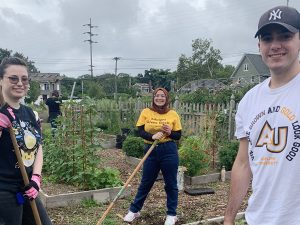 Adelphi students giving back to their community.