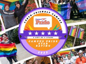 Campus Pride Index: 2022 5 stars for Adelphi University for being an LGBTQ-Friendly Campus