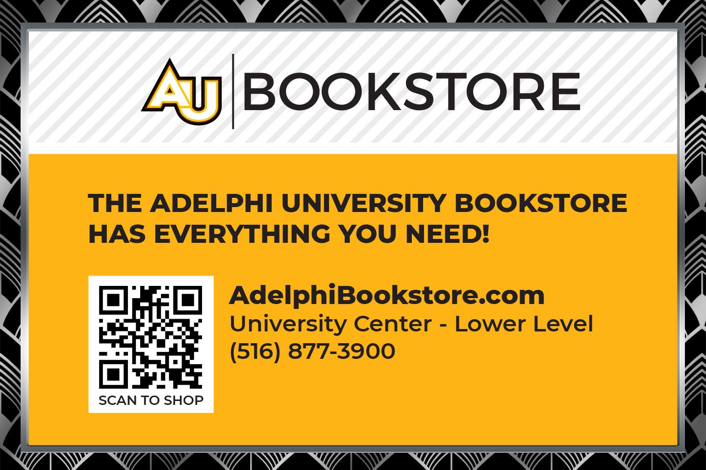 Adelphi University Bookstore Silver Ad