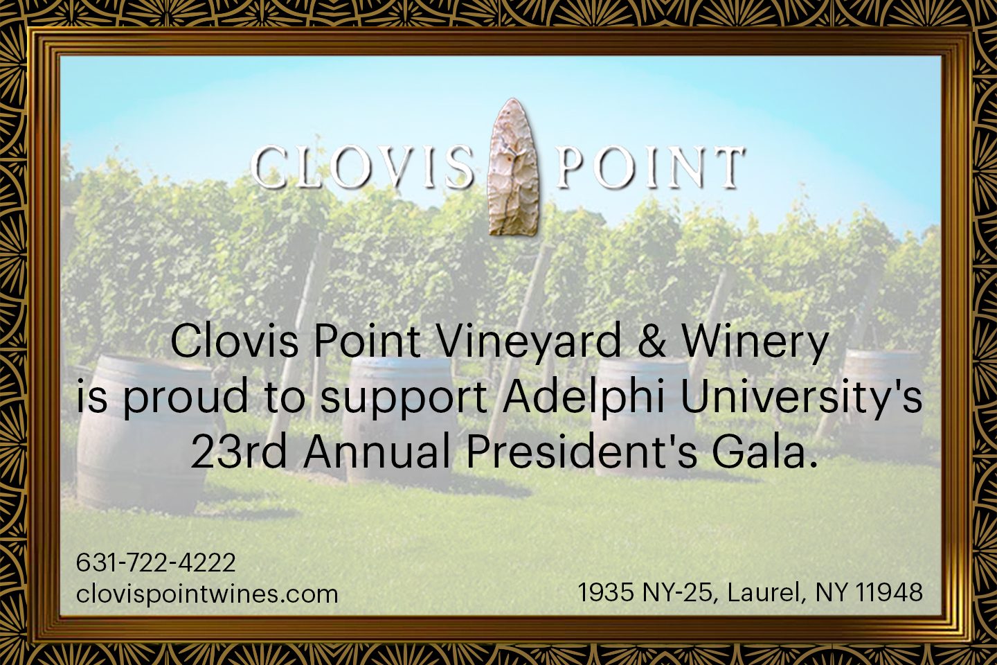 Clovis Point Bronze Ad