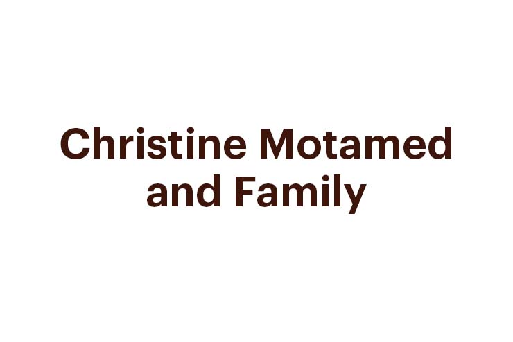 Christine Motamed and Family