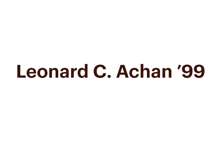 Leonard C. Achan ’99