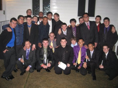 Pi Lambda Phi group photo