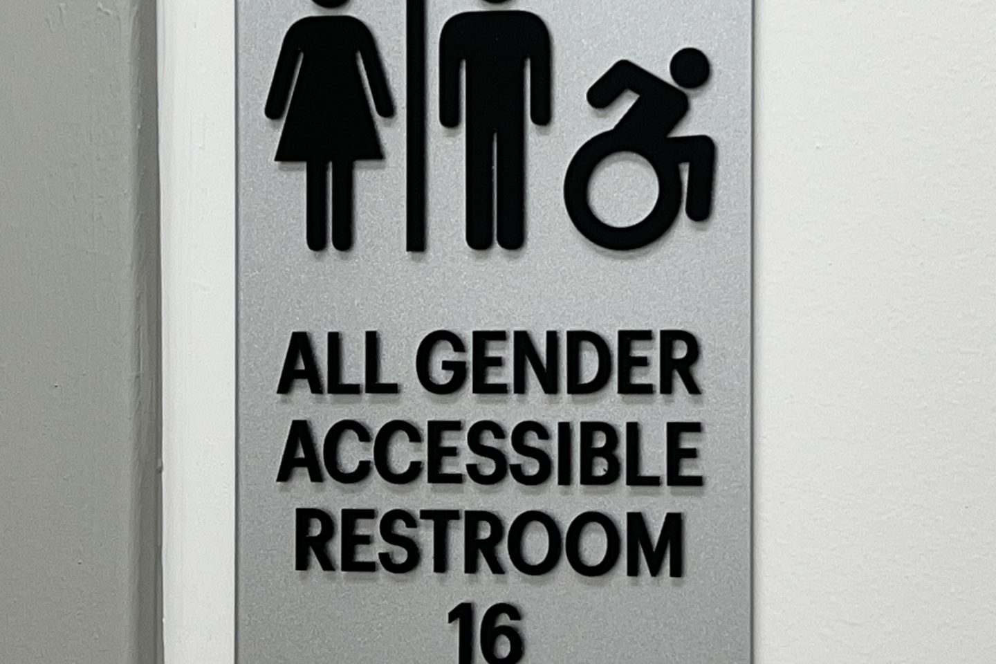 ADA Compliant Restroom Sign