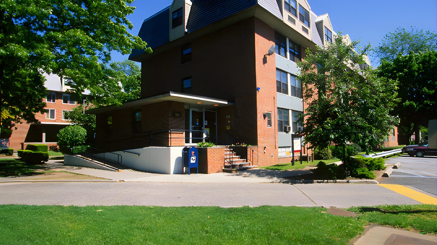 Health Services in Waldo Hall at Adelphi - exterior building