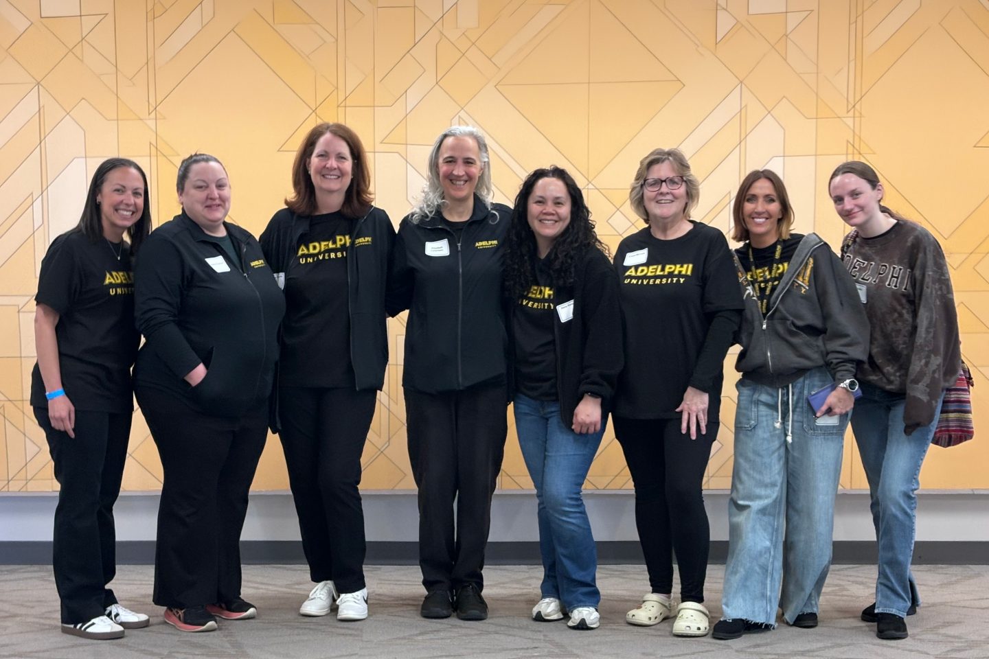 Team work makes the dream work! Adelphi staff coordinate and lead the Bring Your Child to Work Day activities.