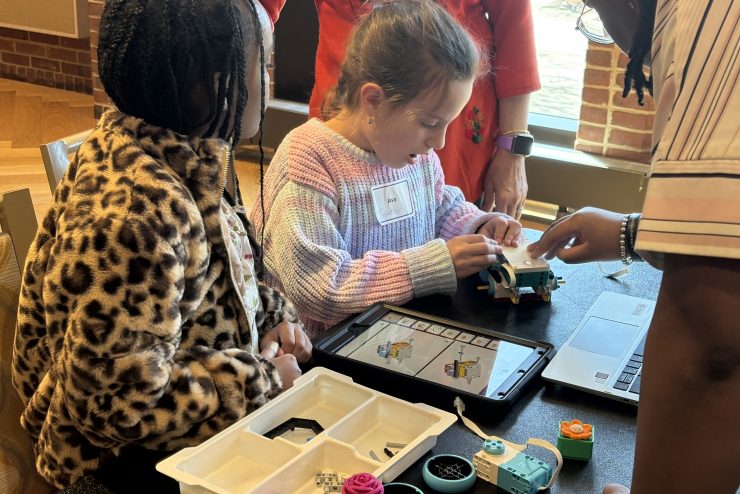 Team work makes the dream work! Adelphi staff coordinate and lead the Bring Your Child to Work Day activities.