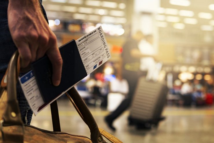 boarding pass and passport