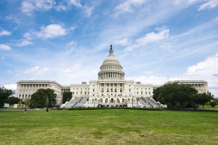US Congress: Capital building exterior