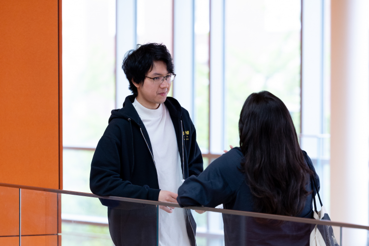 Adelphi classroom with students