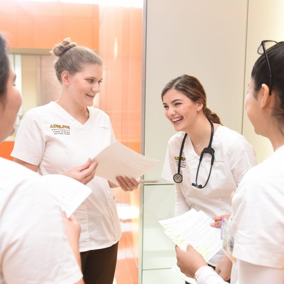 Nursing Students laughing together