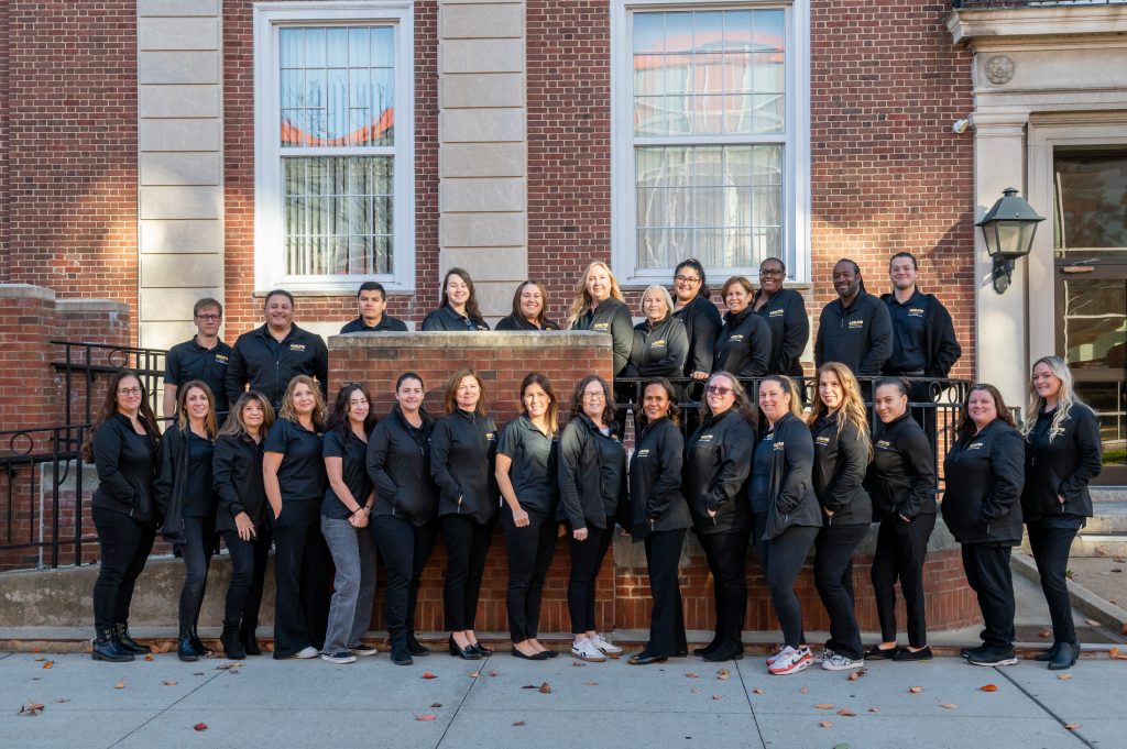 Group picture of the Adelphi University One-Stop team