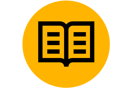 Icon of an open book