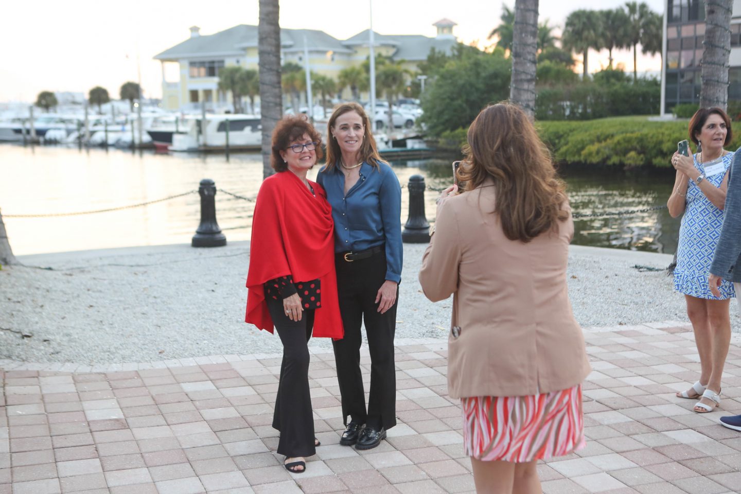 The resort provided the perfect backdrop for photo opportunities.
