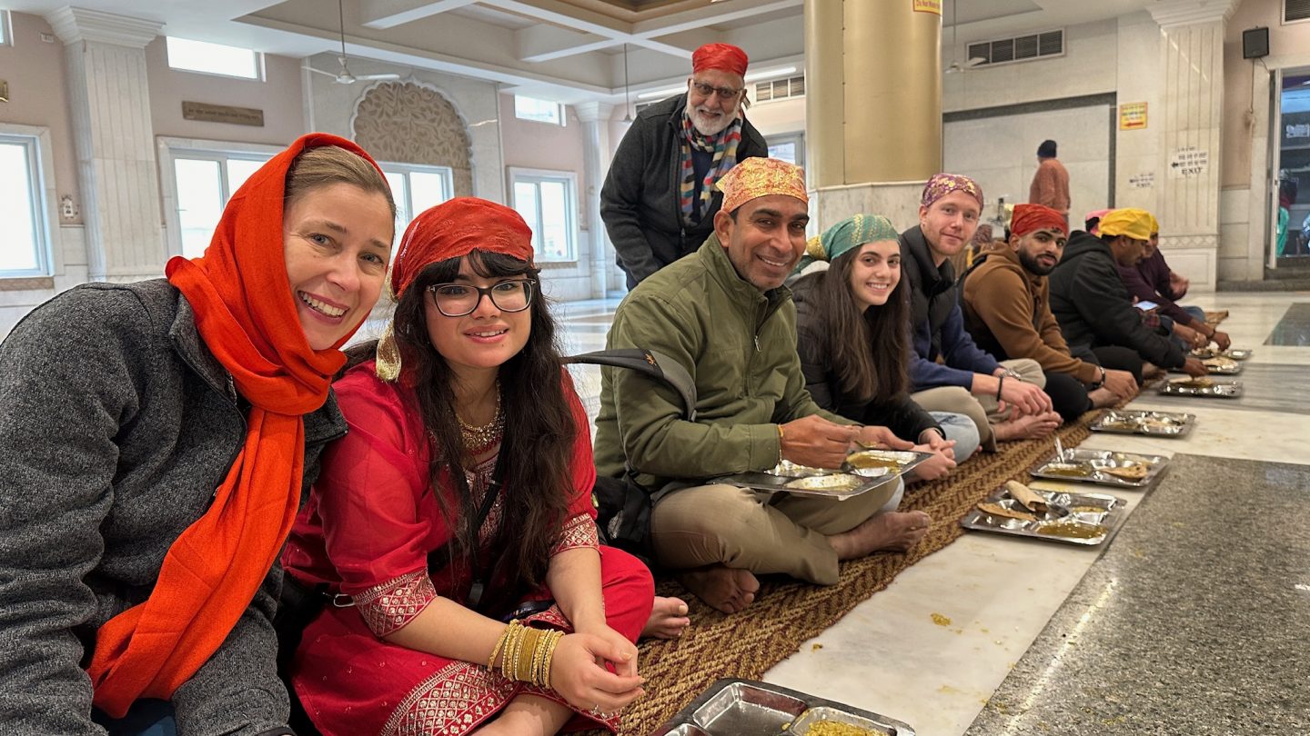Adelphi University professors Chrisann Newransky and Rakesh C. Gupta traveled with students to India as part of the Bhisé Global Understanding Project.