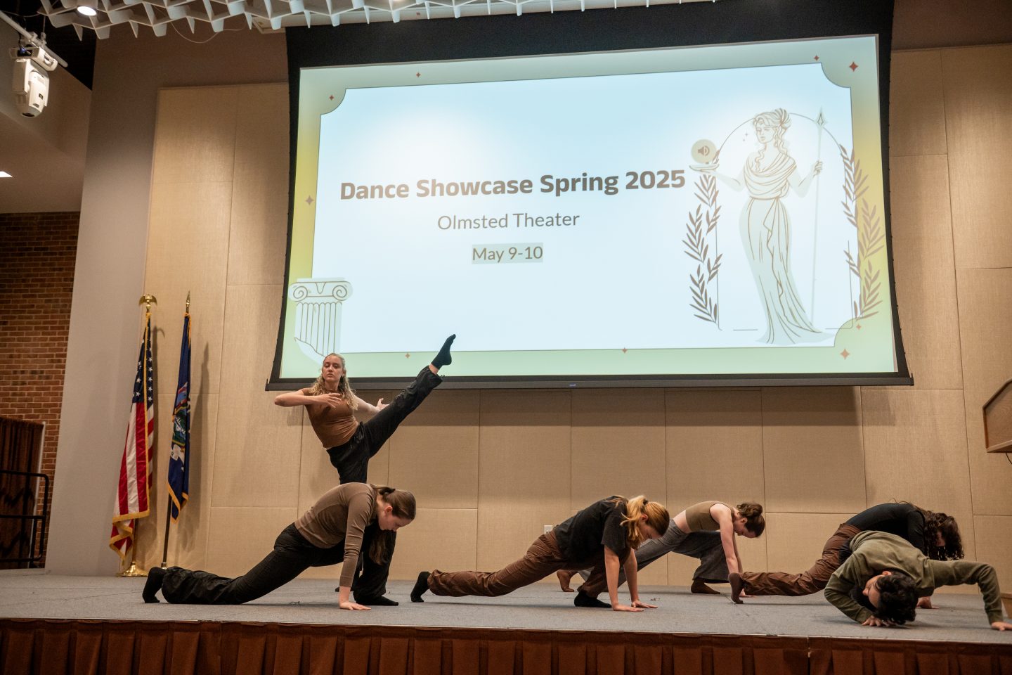 Dance majors preview their 2025 Spring Showcase at the Conference.