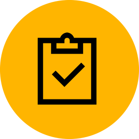 Icon: clipboard with check