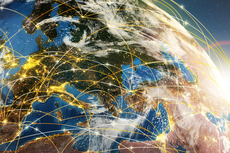 global flight paths