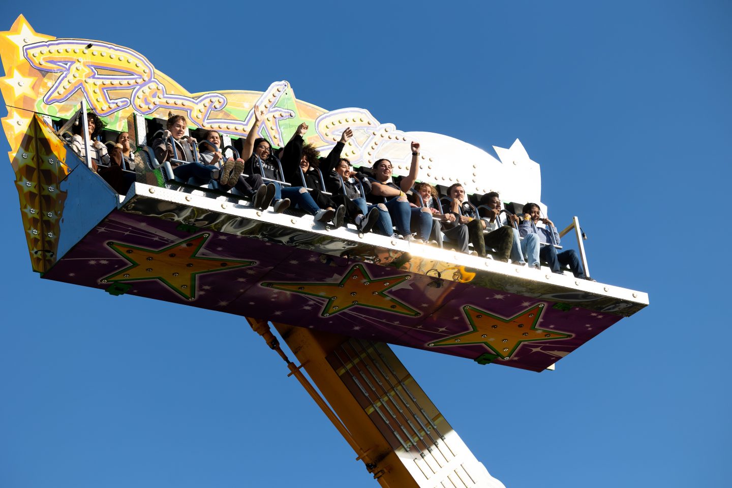 Panthers and friends embrace the thrill of the ride at the Spirit Carnival 2022