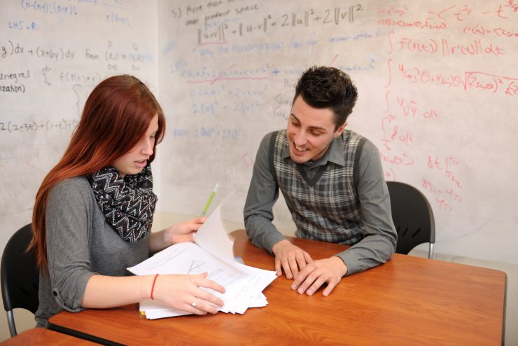 faculty working directly with a student